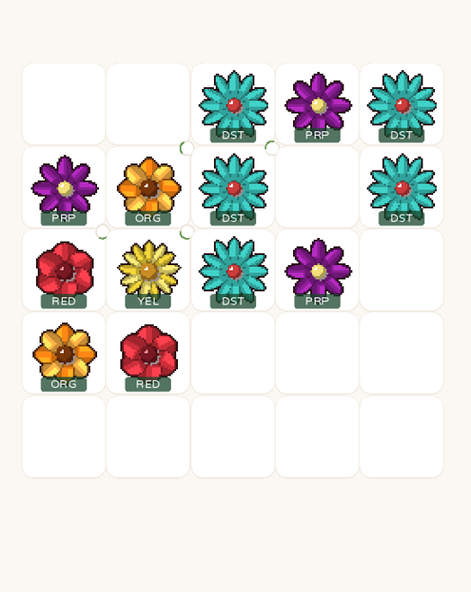 Flora-Rama Game Grid